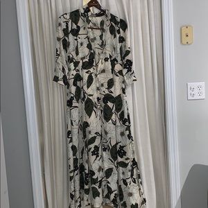 long floral dress